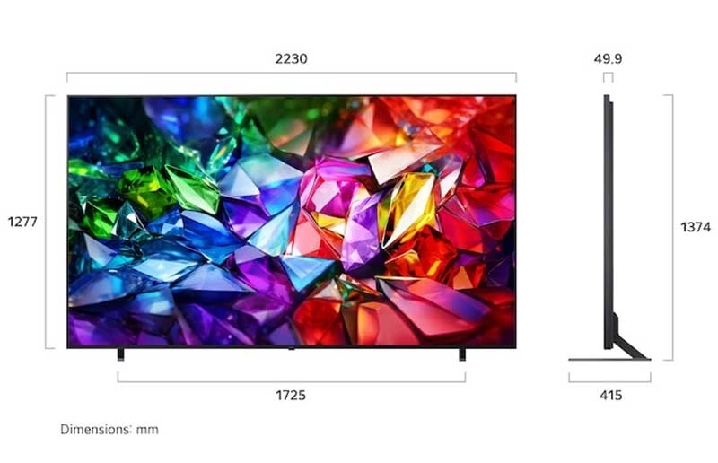 Smart Tivi Micro RGB LG AI 4K 100 inch 100MRGB96BS